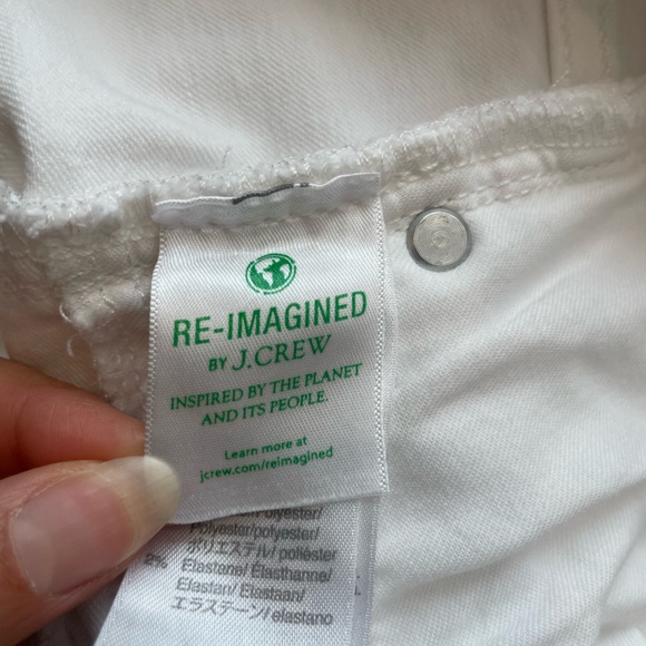 J. Crew 8”  Toothpick Jeans in White size 26 - Picture 9 of 11